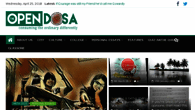 What Opendosa.in website looked like in 2018 (6 years ago)