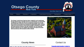 What Otsegocounty.com website looked like in 2018 (6 years ago)