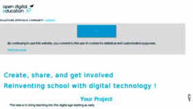 What Opendigitaleducation.com website looked like in 2018 (6 years ago)