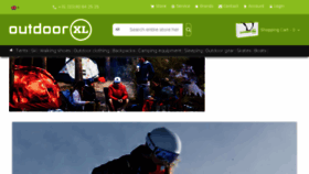 What Outdoorxl.co.uk website looked like in 2018 (5 years ago)
