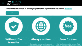 What Onlineconverteraudio.com website looked like in 2018 (6 years ago)