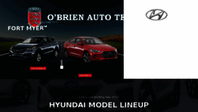 What Obrienteamhyundai.com website looked like in 2018 (6 years ago)