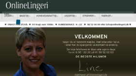 What Onlinelingeri.dk website looked like in 2018 (6 years ago)