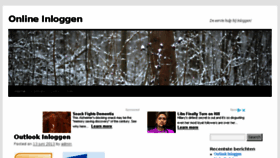 What Onlineinloggen.nl website looked like in 2018 (6 years ago)