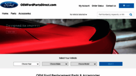 What Oemfordpartsdirect.com website looked like in 2018 (6 years ago)