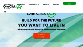 What Oneclicklca.com website looked like in 2018 (6 years ago)