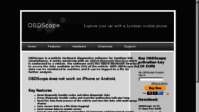 What Obdscope.com website looked like in 2018 (6 years ago)