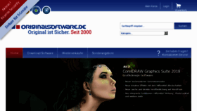 What Originalsoftware.de website looked like in 2018 (6 years ago)