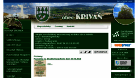 What Obeckrivan.sk website looked like in 2018 (6 years ago)