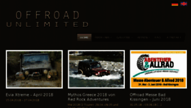 What Offroadunlimited.eu website looked like in 2018 (6 years ago)