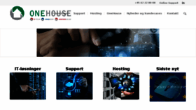 What Onehouse.dk website looked like in 2018 (6 years ago)