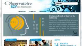 What Observatoireb2vdesmemoires.fr website looked like in 2018 (5 years ago)