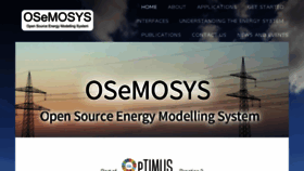 What Osemosys.org website looked like in 2018 (6 years ago)