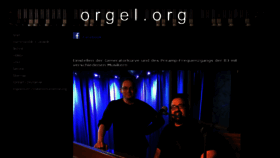 What Orgel.org website looked like in 2018 (6 years ago)