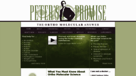 What Orthomolecular.com website looked like in 2018 (6 years ago)