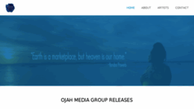 What Ojahmediagroup.com website looked like in 2018 (6 years ago)