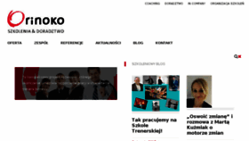 What Orinoko-szkolenia.pl website looked like in 2018 (6 years ago)