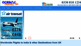 What Oceanstravel.co.uk website looked like in 2018 (6 years ago)