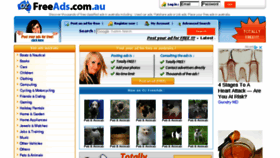 What Ozfreeads.com.au website looked like in 2018 (5 years ago)