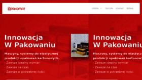 What Opakomat.pl website looked like in 2018 (6 years ago)