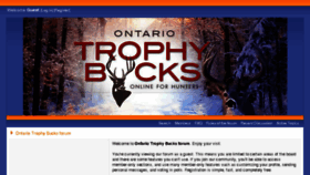 What Ontariotrophybucks.ca website looked like in 2018 (6 years ago)