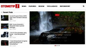 What Otomotif1.com website looked like in 2018 (6 years ago)
