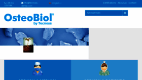 What Osteobiol.com website looked like in 2018 (6 years ago)