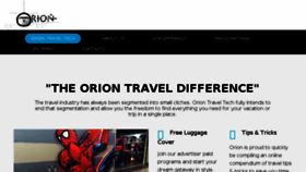 What Oriontraveltechnologies.com website looked like in 2018 (6 years ago)