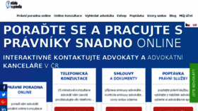 What Otazkanapravnika.eu website looked like in 2018 (6 years ago)
