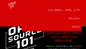 What Opensource101.com website looked like in 2018 (6 years ago)