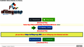 What Ofilmywap.com website looked like in 2018 (5 years ago)