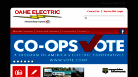 What Oaheelectric.com website looked like in 2018 (6 years ago)