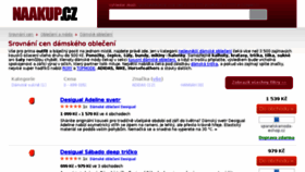 What Obleceni-damske.naakup.cz website looked like in 2018 (6 years ago)