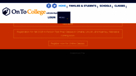 What Ontocollege.com website looked like in 2018 (6 years ago)
