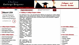 What Onlinecollege-degrees.net website looked like in 2018 (6 years ago)