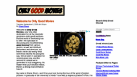 What Onlygoodmovies.com website looked like in 2018 (6 years ago)