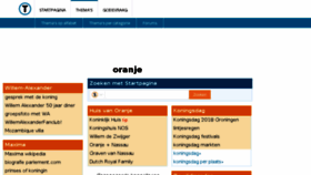 What Oranje.pagina.nl website looked like in 2018 (6 years ago)