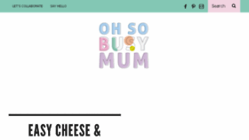 What Ohsobusymum.com.au website looked like in 2018 (6 years ago)