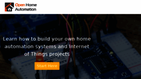 What Openhomeautomation.net website looked like in 2018 (5 years ago)