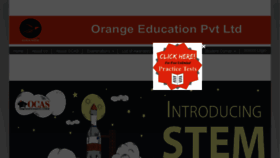 What Orangeeducation.in website looked like in 2018 (6 years ago)