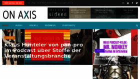 What Onaxis.de website looked like in 2018 (6 years ago)