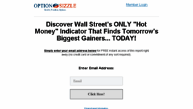 What Optionsizzle.com website looked like in 2018 (6 years ago)