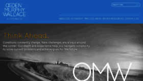 What Omwlaw.com website looked like in 2018 (6 years ago)