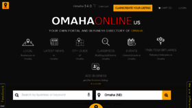 What Omahaonline.us website looked like in 2018 (5 years ago)