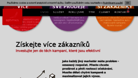 What Optimics.cz website looked like in 2018 (6 years ago)