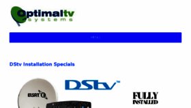What Optimaltv.co.za website looked like in 2018 (5 years ago)