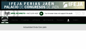 What Ondacerojaen.es website looked like in 2018 (5 years ago)