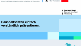 What Offenerhaushalt.de website looked like in 2018 (5 years ago)