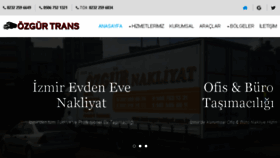 What Ozgurtransnakliyat.com website looked like in 2018 (5 years ago)