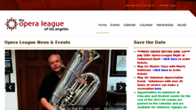 What Operaleague.org website looked like in 2018 (5 years ago)
